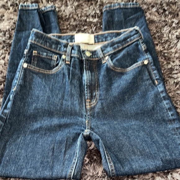 Everlane Women's High Rise
Ankle Jeans-Tapered Leg-Blue-Size 27 - Picture 3 of 6